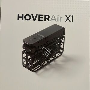 HOVER Air X1 Pocket-Sized Self-Flying Camera Drone (Black) perfect condition,